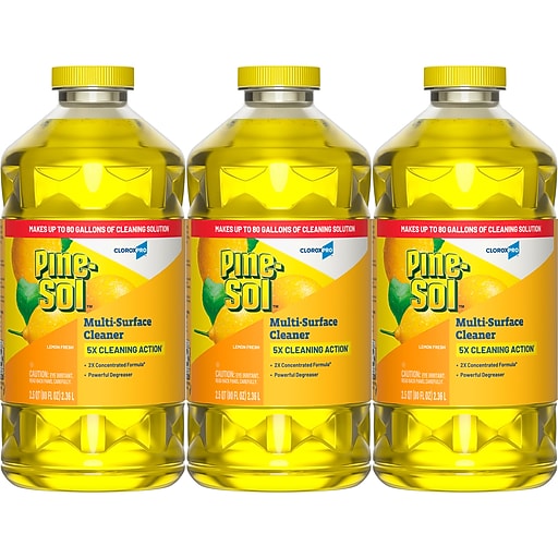 Pine-Sol Multi-Surface Cleaner Degreaser, Lemon Fresh Scent, 80 fl