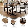 Flash Furniture TopGuard 48" x 30" Rectangular Wood Dining Table with X-Base, Natural/Black Base (ST3048NATT2230)~#|#~1FA1D2AB-92B6-451F-8C37BF357D4810DC_sc7