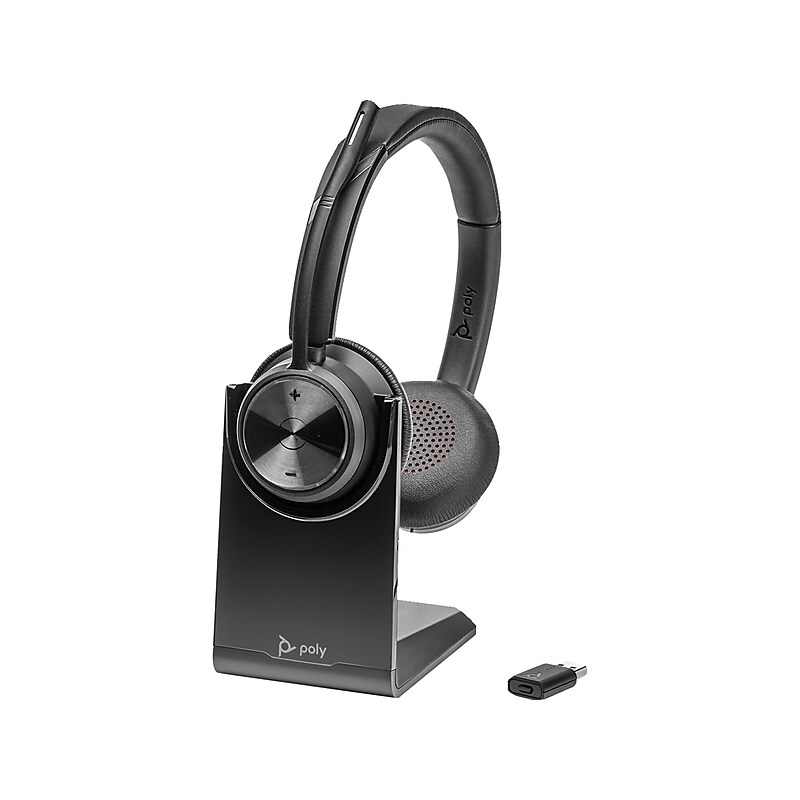 Poly Savi 7320 UC Wireless Noise Canceling Stereo On Ear Headset (8L549AA#ABA) image 1