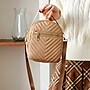 Nicci Polyester Cross-Body Quilted Bag, Nude (CB3240510C-NUD)~#|#~1FA54711-1ECC-4A22-BCB8EB51FB6A053C_sc7