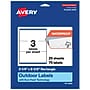 Avery Rectangle Laser Multipurpose Labels, 3-1/4" x 8-3/8", White, 75/Pack (19479399345)~#|#~1FA5D7BB-7EF4-4602-B1D4871982B61796_sc7