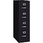 Lorell Commercial 4-Drawer Vertical File Cabinet, Letter Size, Lockable, 52"H x 15"W x 26.5"D, Black (LLR60191)~#|#~1FA9D5CA-1760-484D-A3CBB62D9B23B7FA_sc7