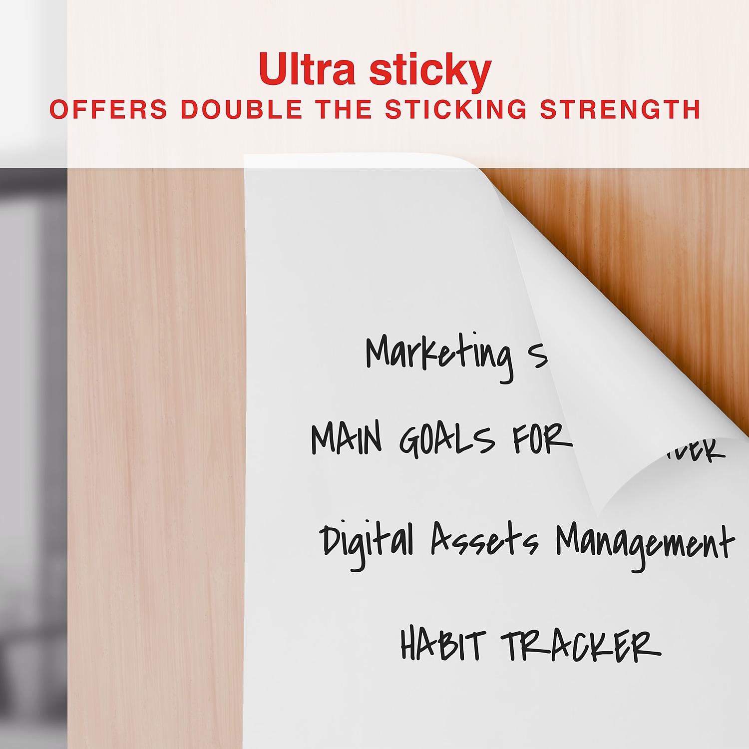 Staples Ultra Sticky Easel Pad 25" x 30" 10 Sheets/Pad 10 Pads/Carton (ST62839) - Picture 4 of 6
