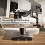 Mount-It! Monitor and Laptop Pole Desk Mount with Gas Spring Arms for 49" Monitors and 17.3" Laptops, Black (MI-12008)~#|#~1FB0983A-8AC0-40F4-AFBAECBB9A102365_sc7