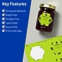 Avery Printable Decorative Edge Multipurpose Labels, 2-1/2" x 2-57/64", Bright Green, 480/Box (94121)~#|#~1FBA7289-09F1-4776-8DDFB3DA242F807E_sc7