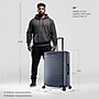 InUSA Deep 28" Hardside Suitcase, 4-Wheeled Spinner, Blue (IUDEE00L-BLU)~#|#~1FC37F8A-A863-44CC-A3E363A5FAFF458D_sc7