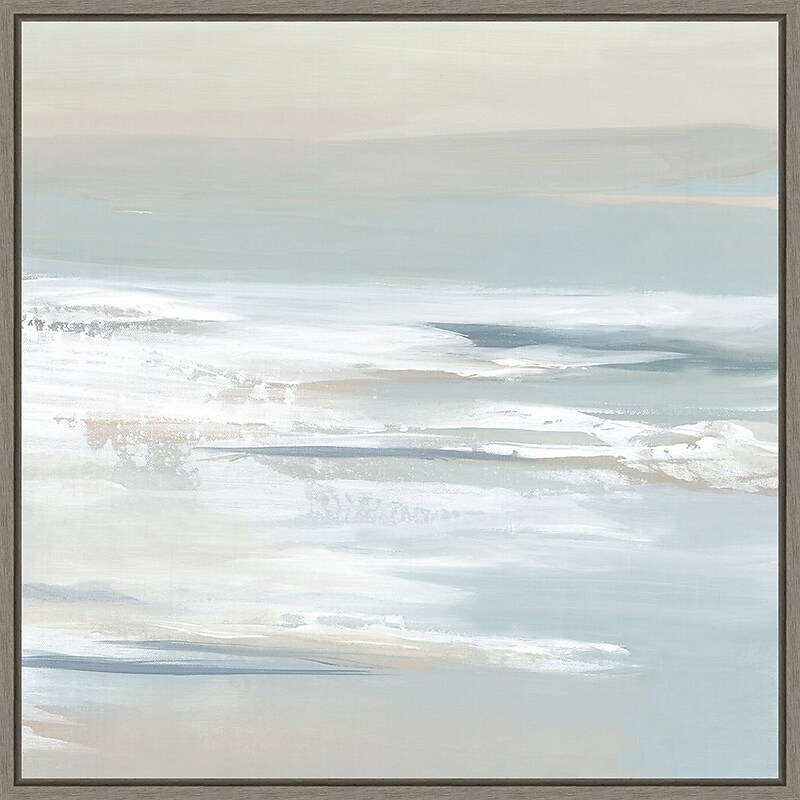 Amanti Art Shadows of the Sea I by Lera Framed Canvas Wall Art Print, 30" x 30" (A42678024568) image 1