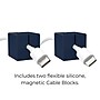 Function101 Desk Mat Pro + 2 Magnetic Cable Block Managers, 31" x 16", Navy (F101-DMPN2)~#|#~1FCDBEEF-3A07-4E88-8E7F21E702E25776_sc7