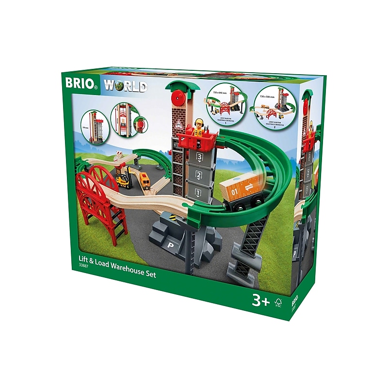 Ravensburger Brio Lift & Load Warehouse Set (63388700) image 1