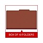 Medical Arts Press Pressboard Classification Folder, 1 Divider, 2" Expansion, Legal Size, Red, 10/Box (DV-T52-14-3RED)~#|#~1FD0C941-80CC-4108-B59F8541C07B5DD2_sc7