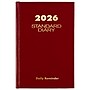 AT-A-GLANCE Standard Hardcover 2026 Daily Diary, 5.75" x 8.25", Wide-Ruled, Red (SD387-13-26)~#|#~1FD2302E-730A-466A-9A903807F9CD2AB6_sc7