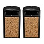 Alpine Industries Steel Outdoor Trash Can with Covered Top and Open Sides, 40 Gallon, Black/Stone, 2/Pack (ALP472-40-STO-2PK)~#|#~1FD2D0E0-097E-45DC-AD12CDC594DF6951_sc7