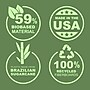 Samsill Earth's Choice Plant-Based  Durable 2" View Binders, D-Ring, Made in USA, White (16967)~#|#~1FD6D1D1-3EE6-49B7-BE707832BE9C5AFE_sc7