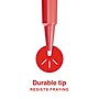 Staples Inspire Felt Tip Pen, Medium Point, 0.7mm, Red Ink, Dozen (ST63328)~#|#~1FD94708-11BB-4F6E-95EBBAF6C3C9094A_sc7