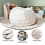 Flash Furniture Dillon Polyester Small Refillable Bean Bag Chair, Furry White (DGBEANSMFURWH)~#|#~1FDB0236-1F71-4844-A0889EA4E96D9B6B_sc7