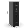 Staples Commercial 4-Drawer Vertical File Cabinet, Locking, Letter, Black, 22"D (22337D)~#|#~1FDD1C14-45EC-4EFB-88FA43FA490E8542_sc7