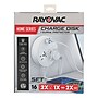 RAYOVAC Charge Disk 2-Outlet 3-USB Port Surge Protector, 5-ft., 540 Joules, White (SS-P203)~#|#~1FDF2535-E1F5-4800-8A213574676735D0_sc7