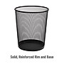 Mind Reader Metal Mesh Trash Can, 4.4 Gallon, Black (1CIRGA-BLK)~#|#~1FE92DA0-7706-482E-88679B617976415E_sc7