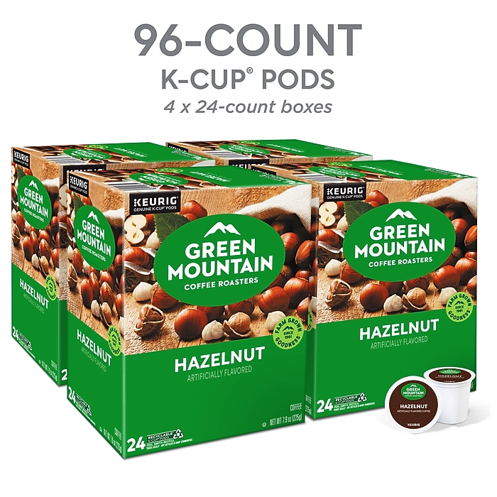 Green Mountain Hazelnut Coffee Keurig® K-Cup® Pods, Light Roast