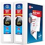 Avery Heavy Duty 3" 3-Ring View Binders, Slant Ring, White, 2/Pack (79791)~#|#~1FEEC9DC-9A61-4480-A059776D71782BBC_sc7