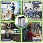 Alpine Industries Stainless Steel Trash Can with Liner, 5.3 Gallon (ALP470-20L)~#|#~1FF4E3D4-876A-4D95-98DD6337CE601603_sc7