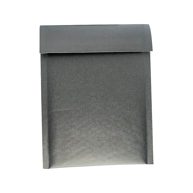 6" x 9" Self-Sealing Bubble Mailer, Black (245159) image 1
