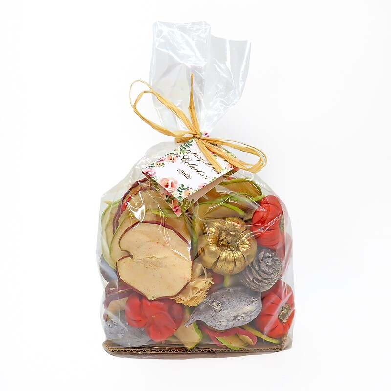 National Tree Company 6" 250 Gram Mixed Potpourri- Sliced Apples and White Washed Cones (MG65-POT03-1) image 1