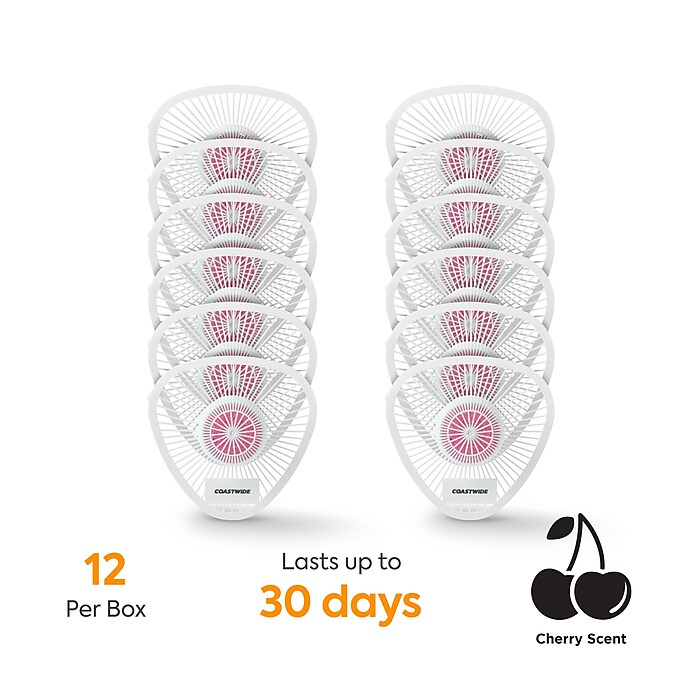 Coastwide Professional Non-Para Urinal Screen with Block, Cherry