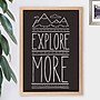 U Brands Chalkboard, Oak Finish Frame, 23" x 17" (310U00-01)~#|#~1FFF32F1-66B4-470B-9E64F1064831A4AC_sc7