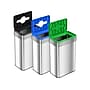HLS Commercial Stainless Steel Trash Cans, 21-Gallon, Assorted Colors, 3/Set (HLS21UOTTRIO)~#|#~20018CD6-D321-42F0-96EB67861E098FAA_sc7