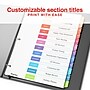 Staples Customizable Table of Contents Monthly Dividers, 12-Tabs, Multicolor (ST62967)~#|#~20024471-EBB4-465C-A1A06F1154473692_sc7