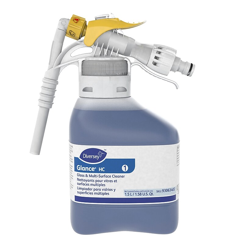 Glance HC Glass & Multi-Surface Cleaner, 50.7 oz., 2/Carton (93063402) image 1