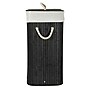 Household Essentials 19-Gallon 1-Section Hamper with Lid, Bamboo, Black (HE1222)~#|#~2006D1E5-3ADB-460D-BB6392FC99BCC573_sc7