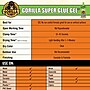 Gorilla XL Gel Super Glue, 0.88 oz. (102433)~#|#~20075163-D326-449C-9E8875CBB4BE8B43_sc7