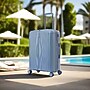 DUKAP Airley 25.79" Hardside Suitcase, 4-Wheeled Spinner, TSA Checkpoint Friendly, Blue (DKAIR00M-BLU)~#|#~2007D4C1-0C3F-4F41-966F73467946BB84_sc7