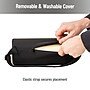 Mind Reader Air-Cloud Memory Foam Lumbar Roll Pillow, Black (LUMBROLL-BLK)~#|#~200E819B-04FC-4B87-815018254A81E98B_sc7