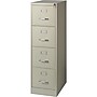 Staples Commercial 4-Drawer Vertical File Cabinet, Letter Size, Lockable, 51.97"H x 15"W x 22"D, Putty (22336D)~#|#~20167370-A80A-488B-BB8D469C86C5C90F_sc7
