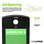 Alpine Industries GS Series Steel Recycling Bin, 40 Gallon, Green (ALP471-40-GS-C)~#|#~20183FDE-07D2-46EB-AE756F97A2F05D6C_sc7
