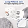 Avery Arched Square Business Cards, Glossy White, 100/Pack (19479399095)~#|#~20184F63-0E6E-4BC2-B0D4011F750C54E6_sc7