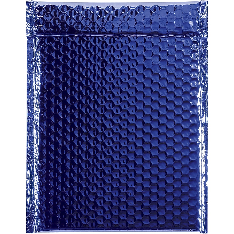 9" x 11.5" Self-Sealing Bubble Mailer, Blue, 100/Carton (GBM0911B) image 1
