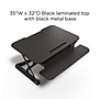 Union & Scale™ FlexFit™ 35" Manual Adjustable Desk Converter, Black (UN50710-CC)~#|#~201AA26A-A5ED-48EC-9121CB9449280F34_sc7