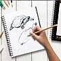 Better Office 8.5" x 11" Spiral Bound Drawing Sketch Pad, 100 Sheets/Pad, 2 Pads/Pack (01303)~#|#~201BCE0C-5004-4961-B0B2B718679680B7_sc7