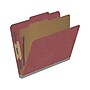Medical Arts Press Pressboard Classification Folder, 1 Divider, 2" Expansion, Letter Size, Dark Red, 10/Box (DV-T42-14-3ARD)~#|#~201DD184-5DF3-4A65-97F3E40E3B47EE35_sc7