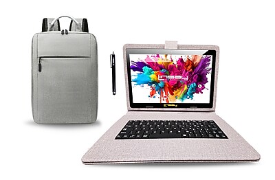 Linsay Octa Core 10.1″ Tablet, 128GB Storage, Android 15, Bundled with Cloth Keyboard, Backpack and Stylus Pen (F10XIPGCLOPURBA) Sansujyuku sansujyuku.com