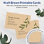Avery Integrated Cards, 5" x 7", Matte Kraft Brown, 50/Pack (95349)~#|#~202562DD-3C1B-4A0B-AC4B8C1094F6C0C9_sc7