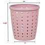 Staples Plastic Trash Can, 2.8 Gallon, Dusty Pink (ST63894)~#|#~202680D5-B898-49B0-A77D68EC5C7C46AF_sc7