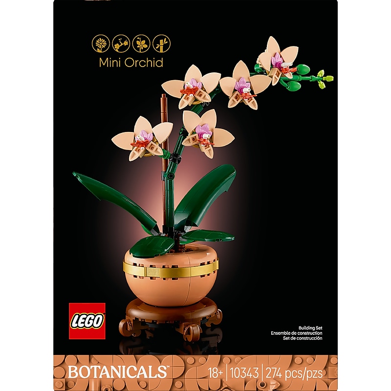 LEGO Botanicals Mini OrchidSet for Adults 10343, 274 Pieces (10343) image 1