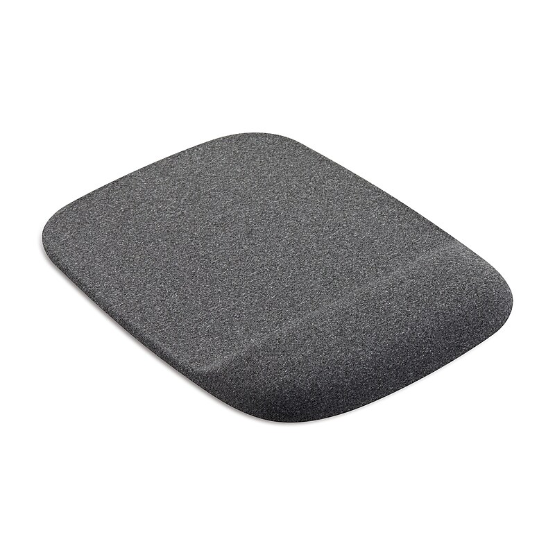 Staples TECH Gel Non-Skid Mouse Pad/Wrist Rest Combo, Gray (79055) image 1