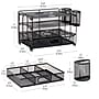 Mind Reader 3-Tier Metal Desk Organizer, Black (MESH4C-BLK)~#|#~204495FB-CBA2-4CD7-8EC18BD599808F52_sc7