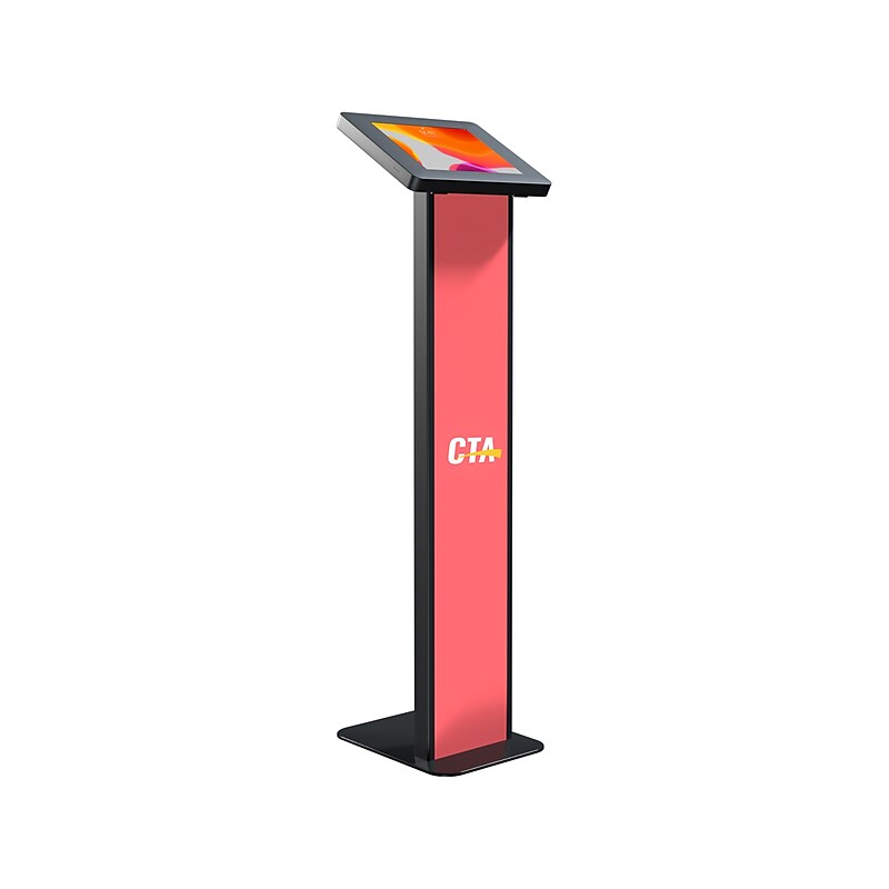 CTA Digital Premium Anti-Theft iPad Floor Stand, Black (PAD-PARAF1) image 1